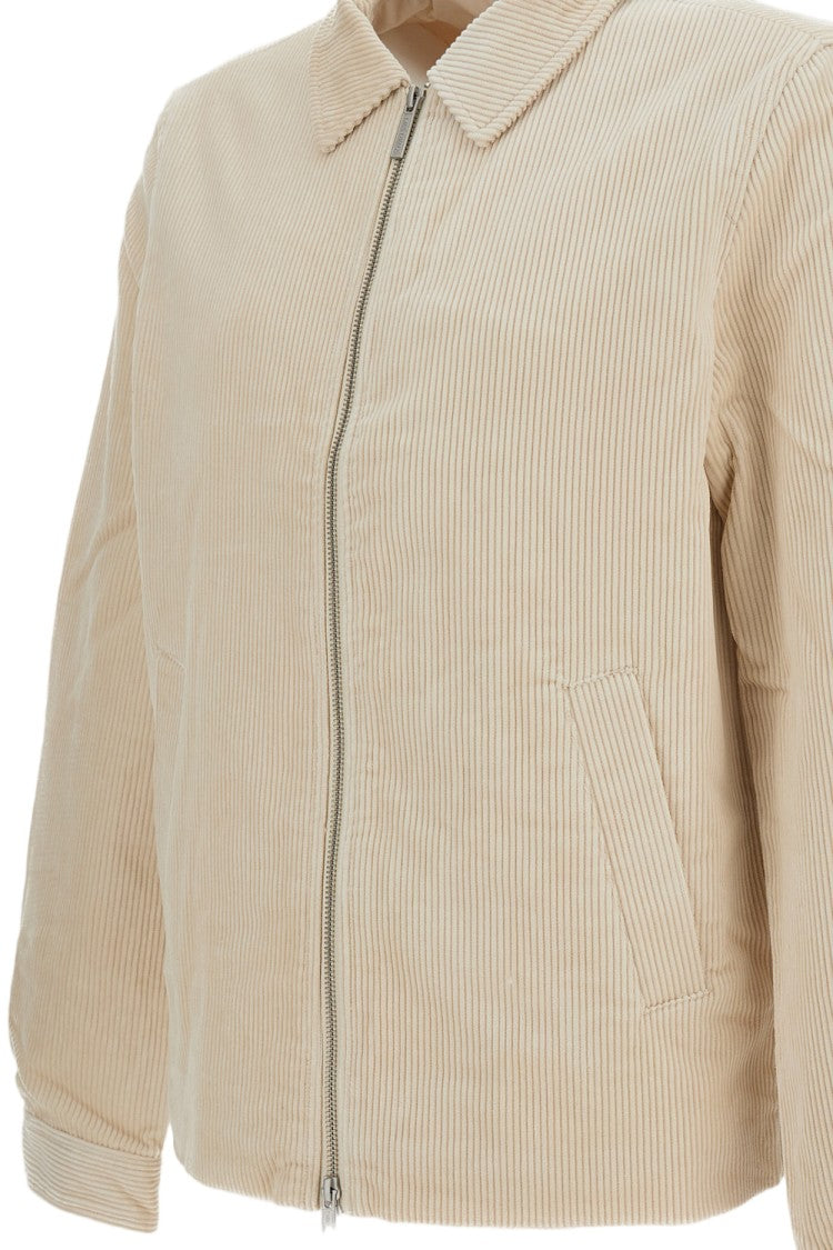 Les Deux Water-Repellent Wide-Wale Cotton Corduroy Coach Jacket