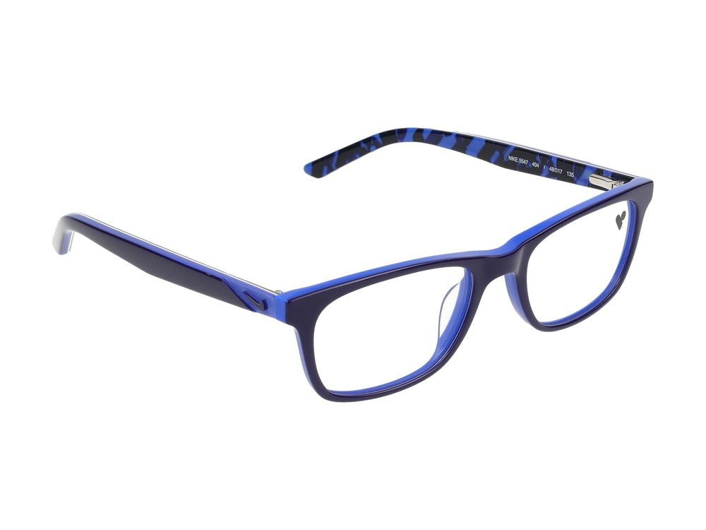 Nike Eyeglasses 5547 404 Midnight Navy/Racer Blue 48/16/130
