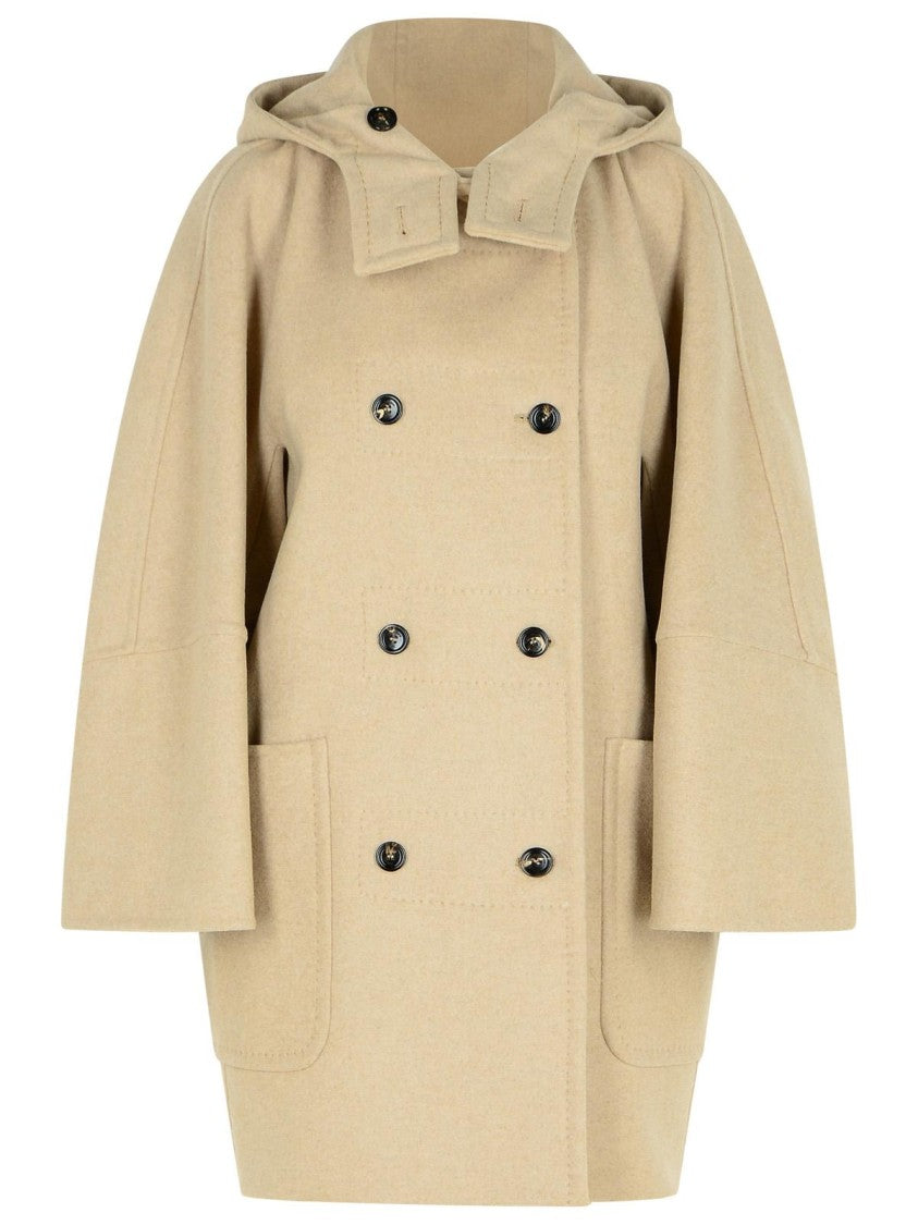 Max Mara Arturo1234' Beige Wool Blend Coat