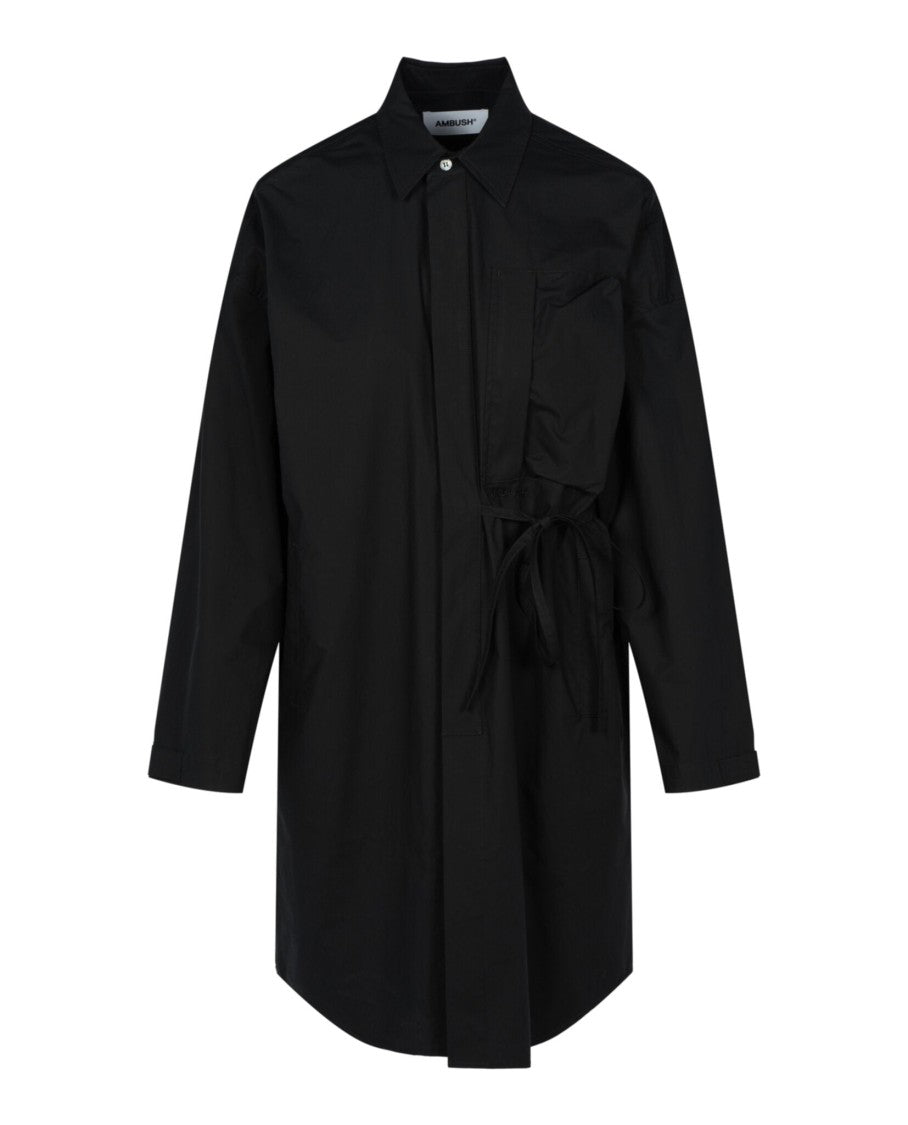 Ambush Oversized Waist-Tie Shirt Dress