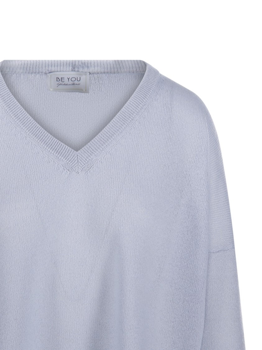 Be You Relaxed-Fit V-Neck Cashmere Sweater