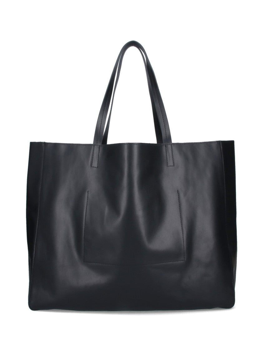 Berner Kuhl Structured Black Bag With Smooth Finish