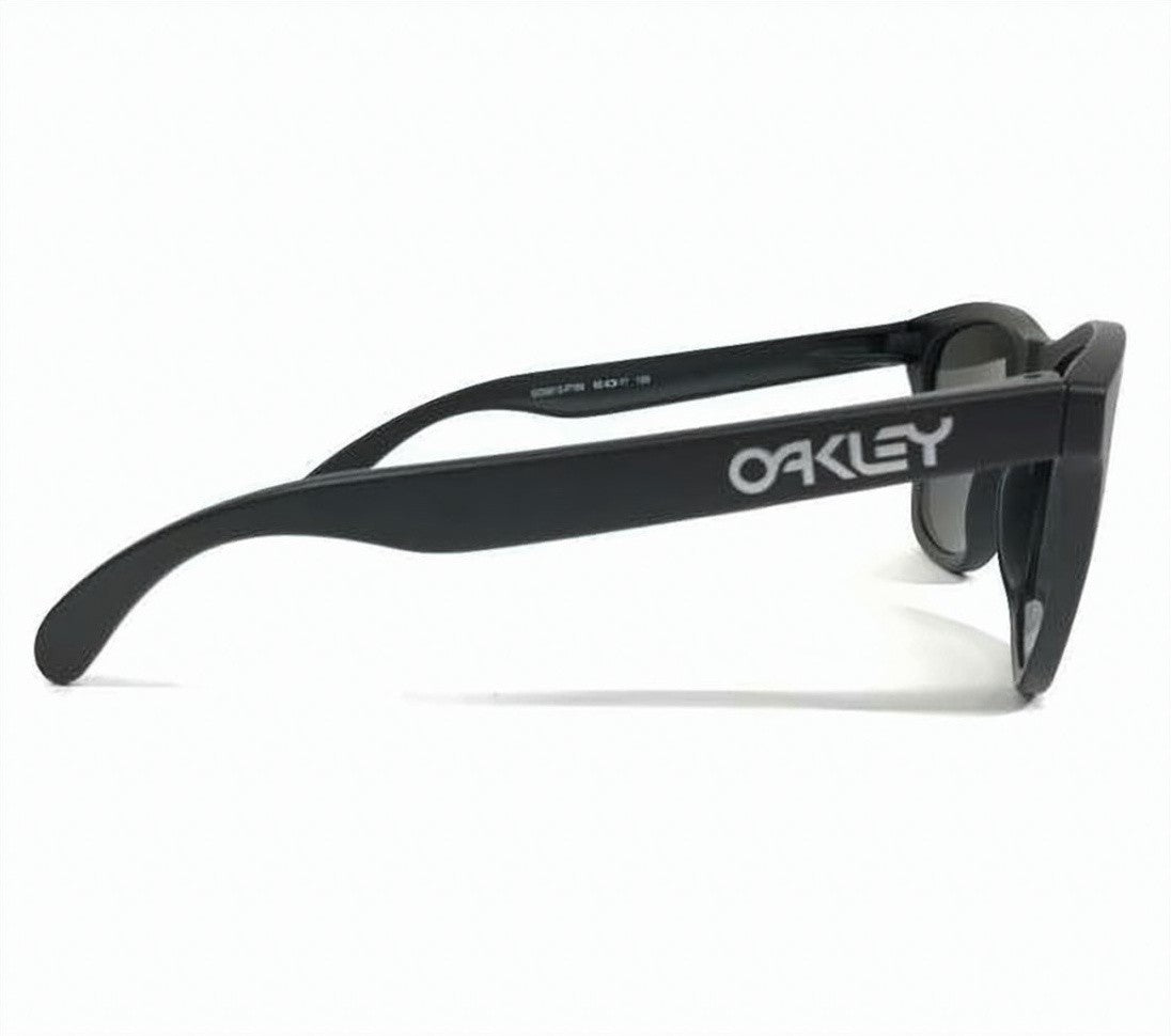 Oakley Matte Black Wayfarer Sunglasses With Bold Logo