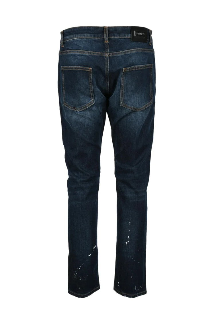 Costume National C. Blue Cotton Stretch Jeans