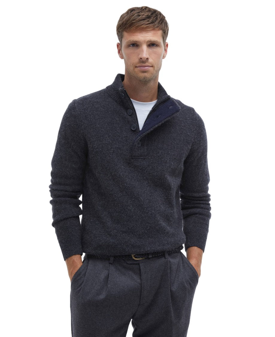 Barbour Essential Patch Half Zip Sweater