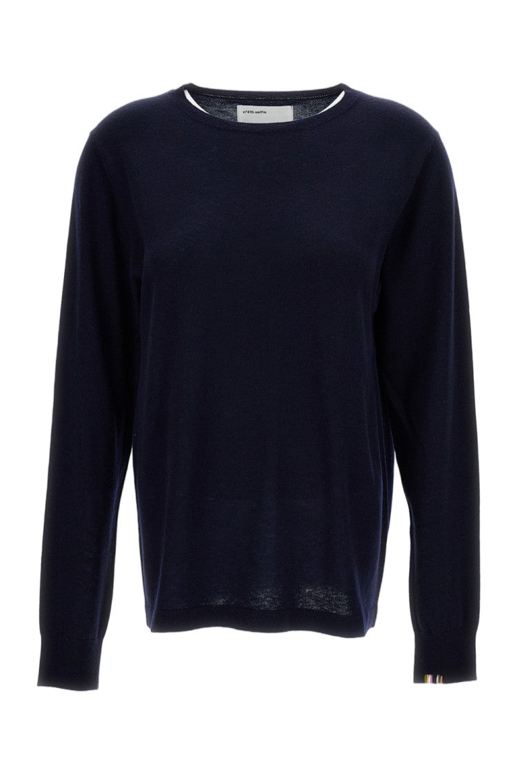 Extreme Cashmere Blue Navy N.415 Selfie Sweater