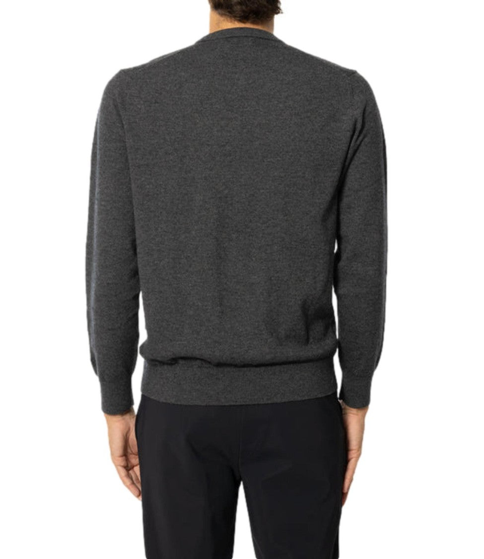 Mc2 Saint Barth Dark Grey Crewneck Sweater