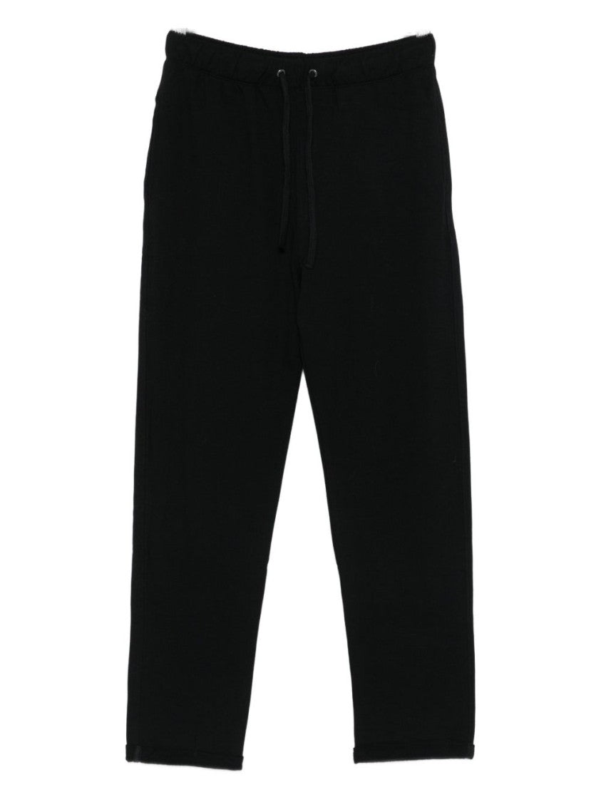Majestic Filatures Cropped Straight-Leg Trousers With Elastic Waistband