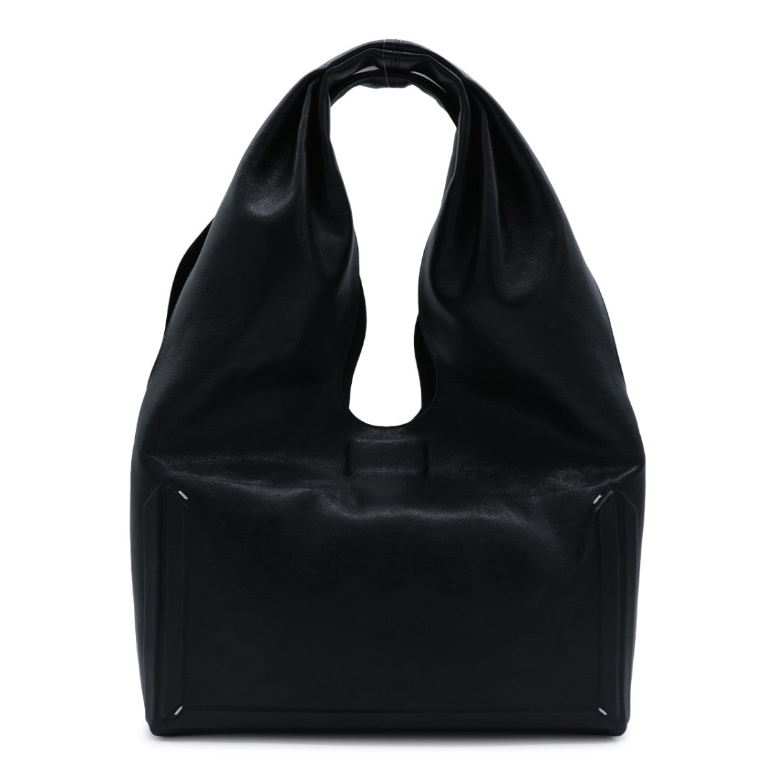 Maison Margiela Slouchy Black Bag With Seamless Design