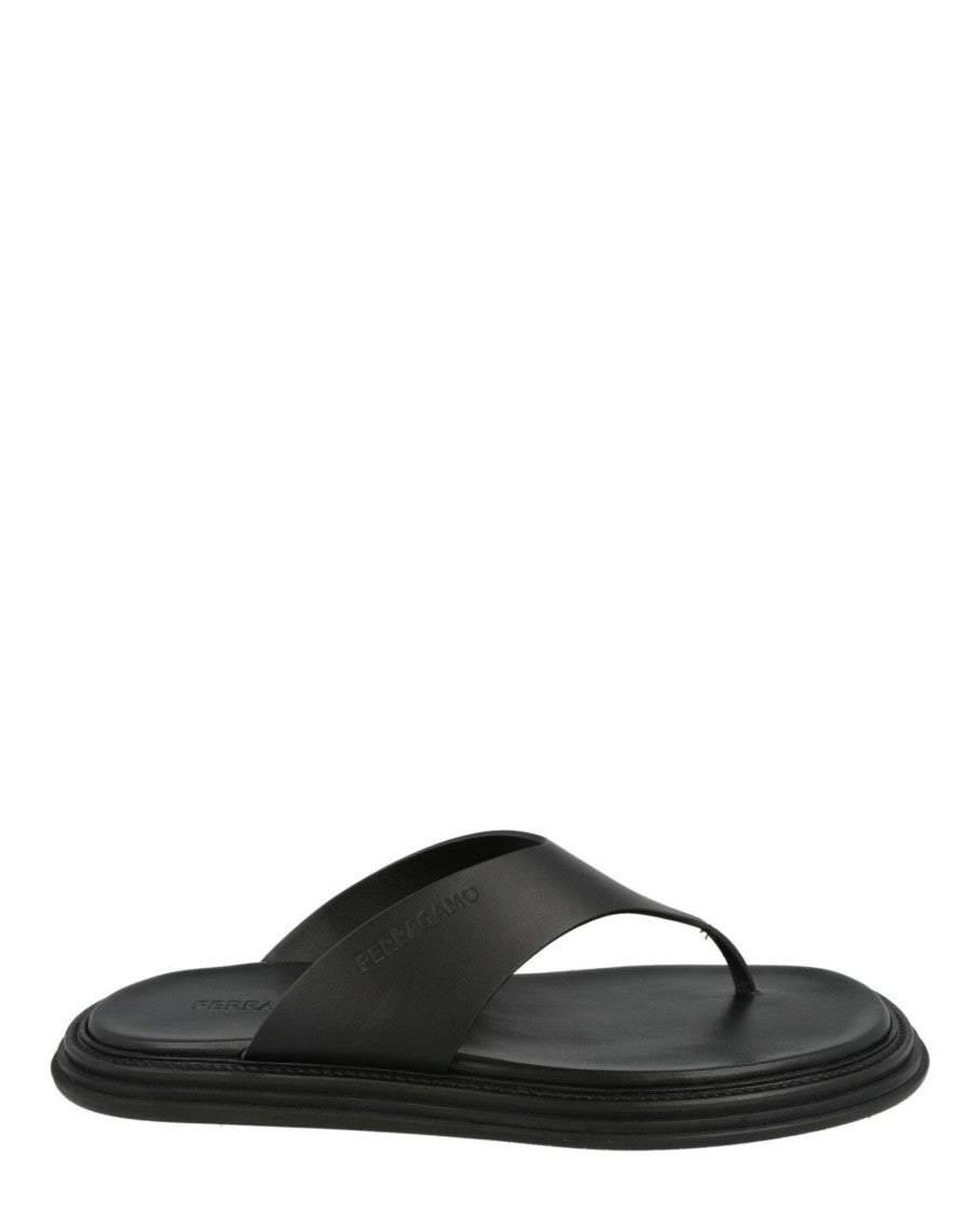 Ferragamo Dory Leather Sandals