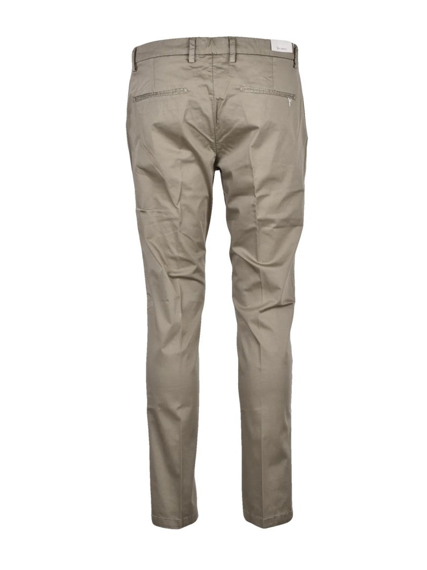 Yan Simmon Cotton Stretch Trousers - Sage Green