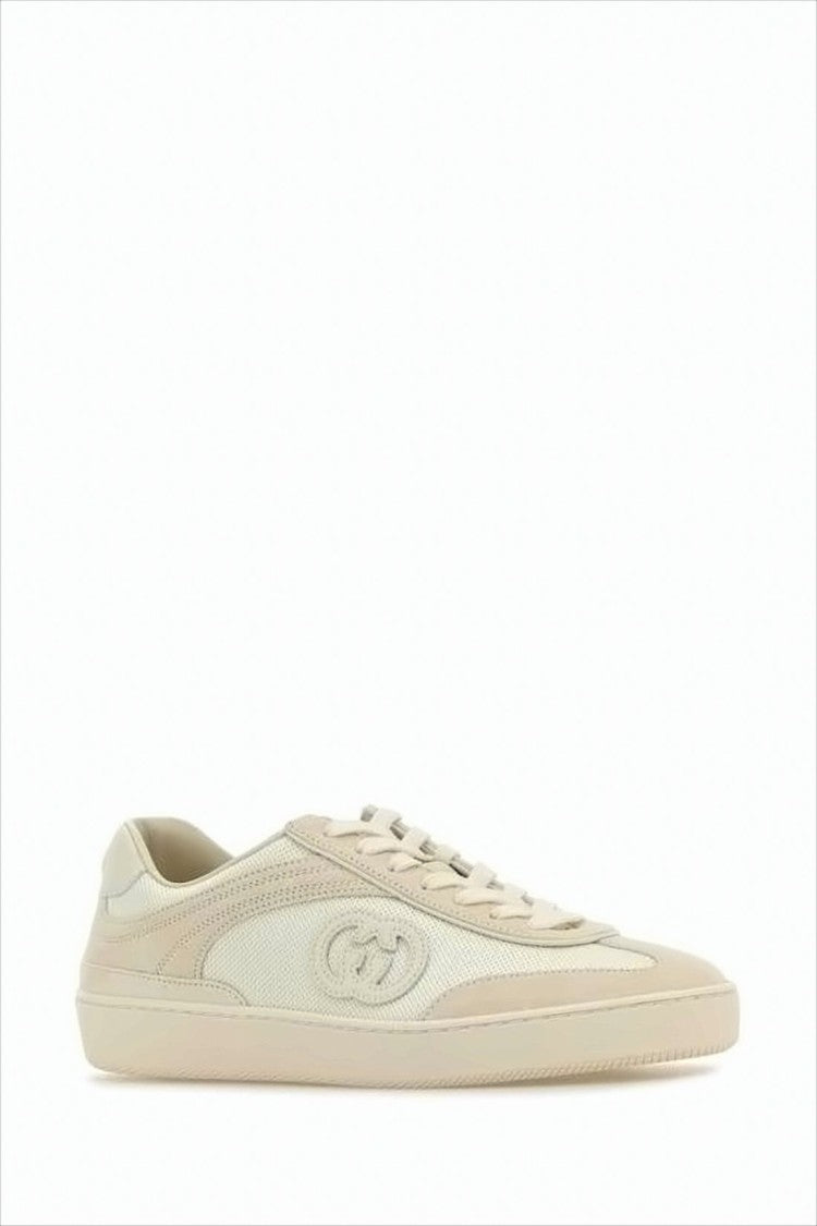 Gucci Interlocking G Low-Top Sneakers With Suede