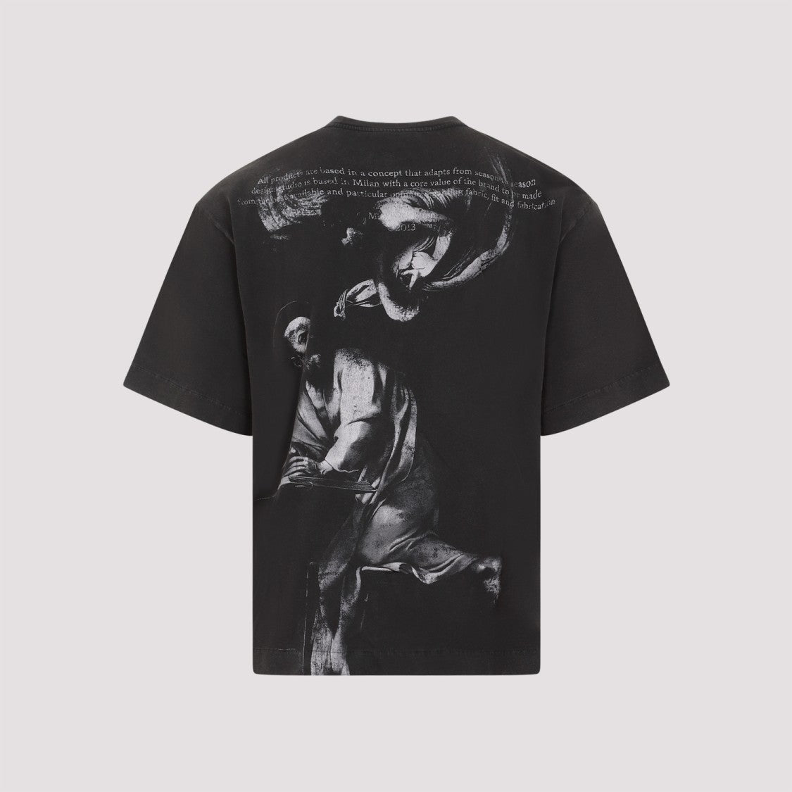 Off-White Black Cotton Matthew Skate T-Shirt