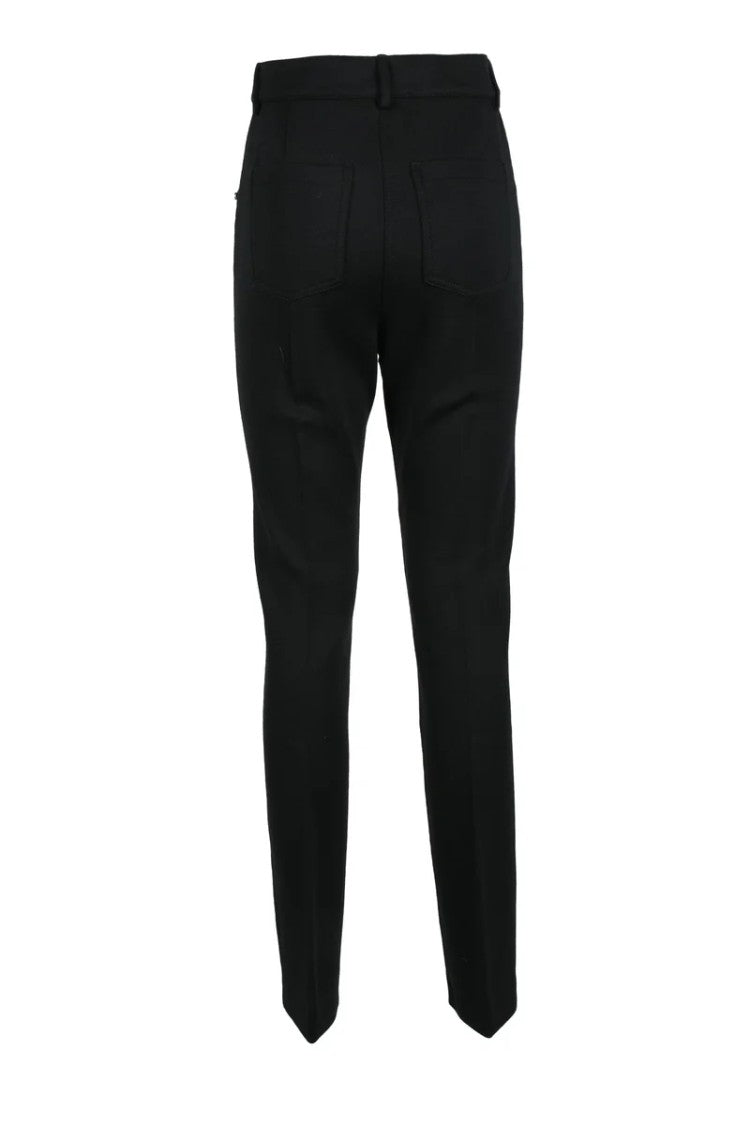Sportmax Tapered Mid-Rise Trousers In Soft Virgin Wool