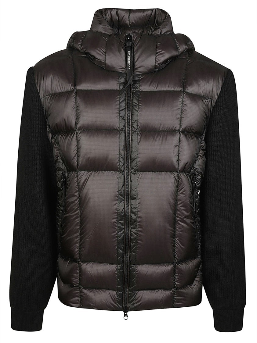 C.P. Company D.D. Shell Padded Quilted Hooded Wool Jacket