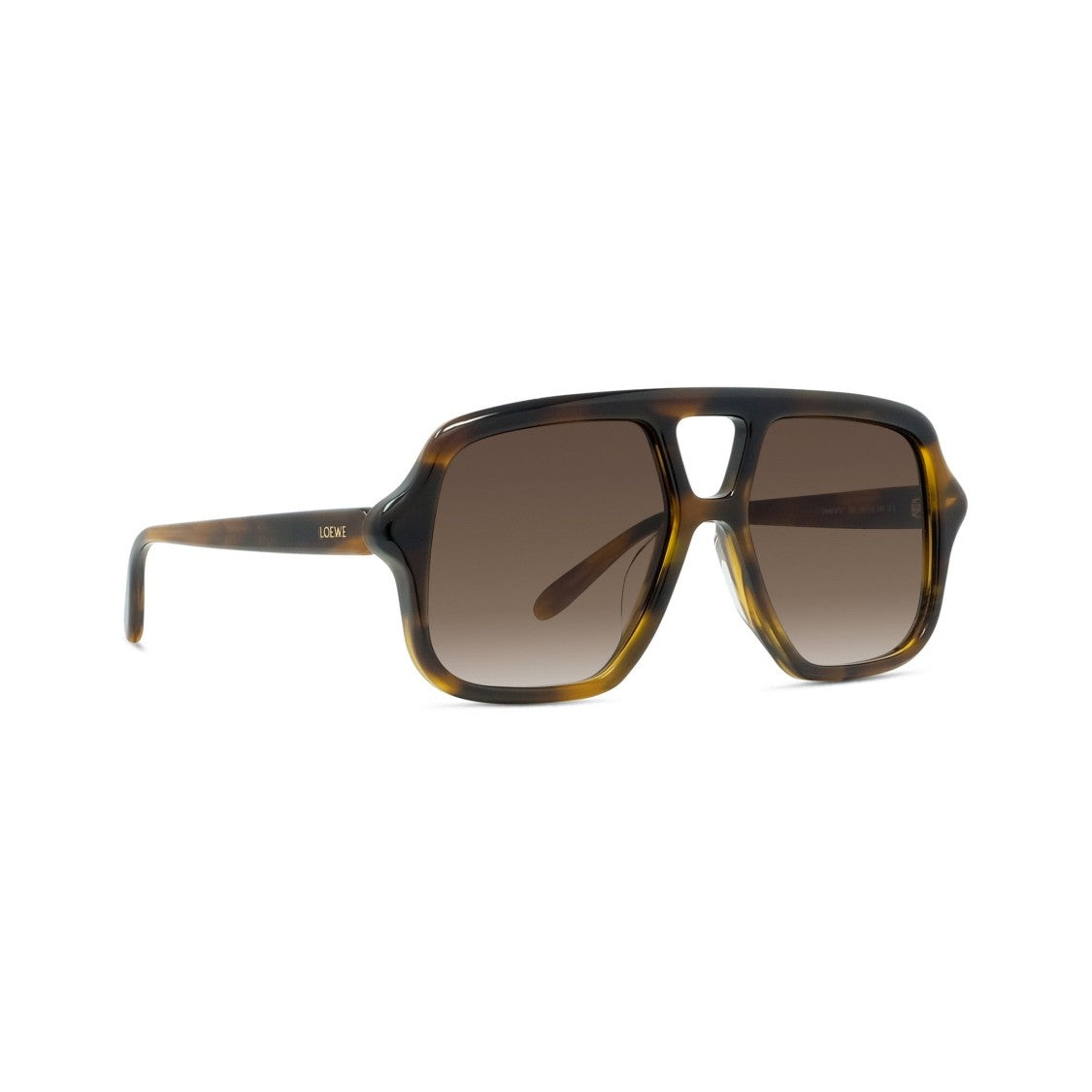 Loewe Tortoiseshell Lw40161u Oversized Square Sunglasses