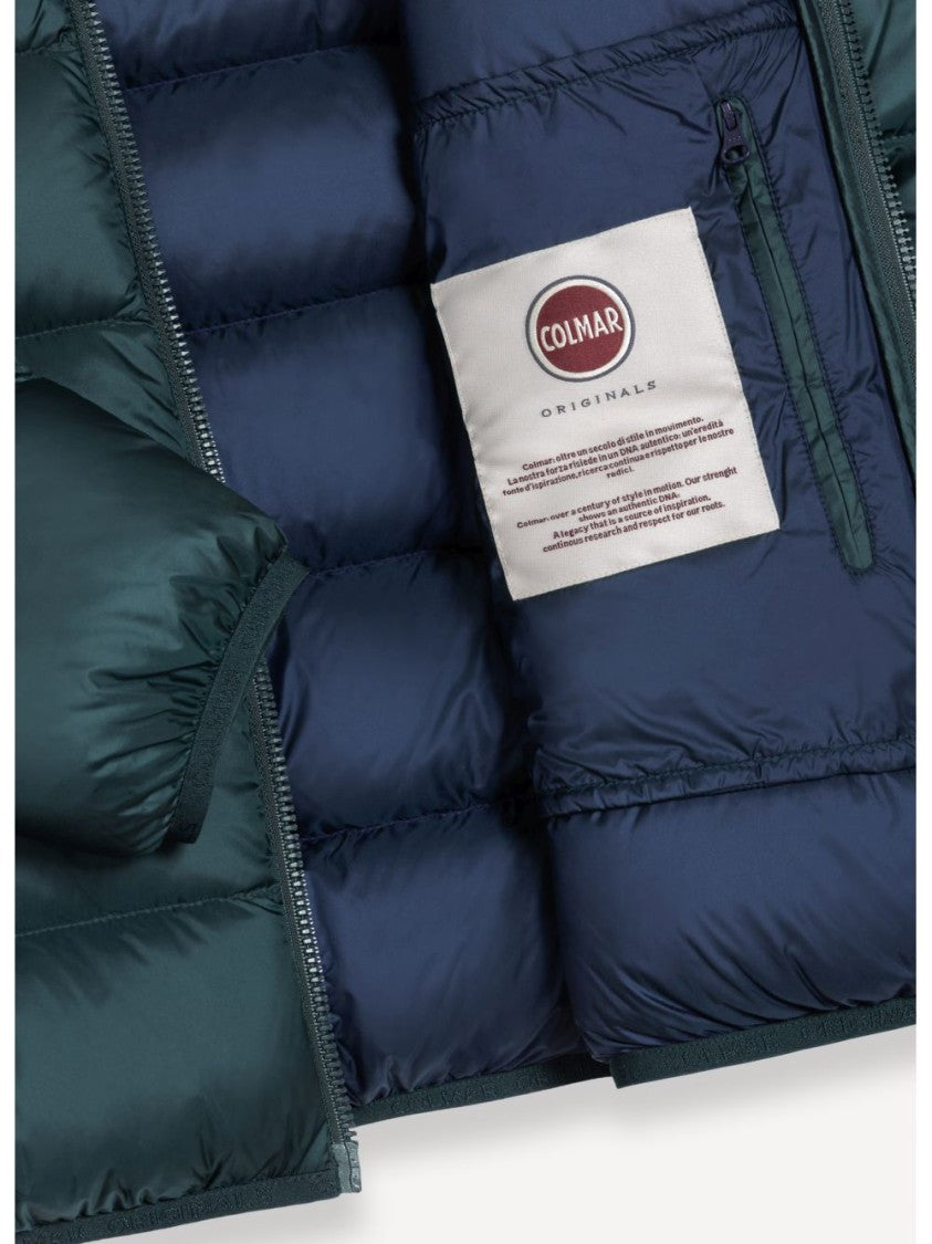 Colmar Horizontal Quilted Hooded Down Jacket