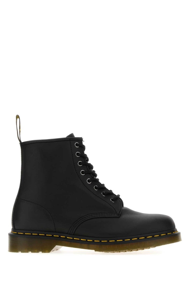 Dr. Martens Black Nappa Leather Ankle Boots