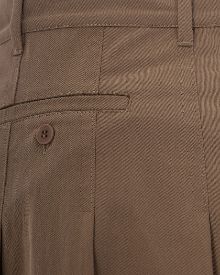 Max Mara Pleated Gabardine Skirt