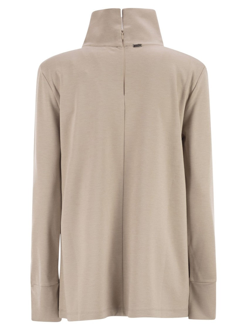 Herno High-Neck Jumper In Viscose Blend