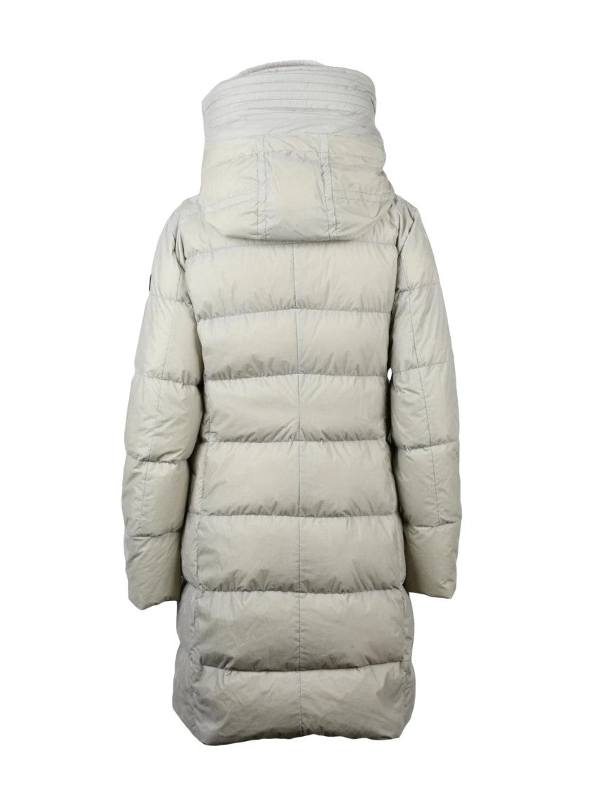 Peuterey White Mandie Fur-Trimmed Down Parka