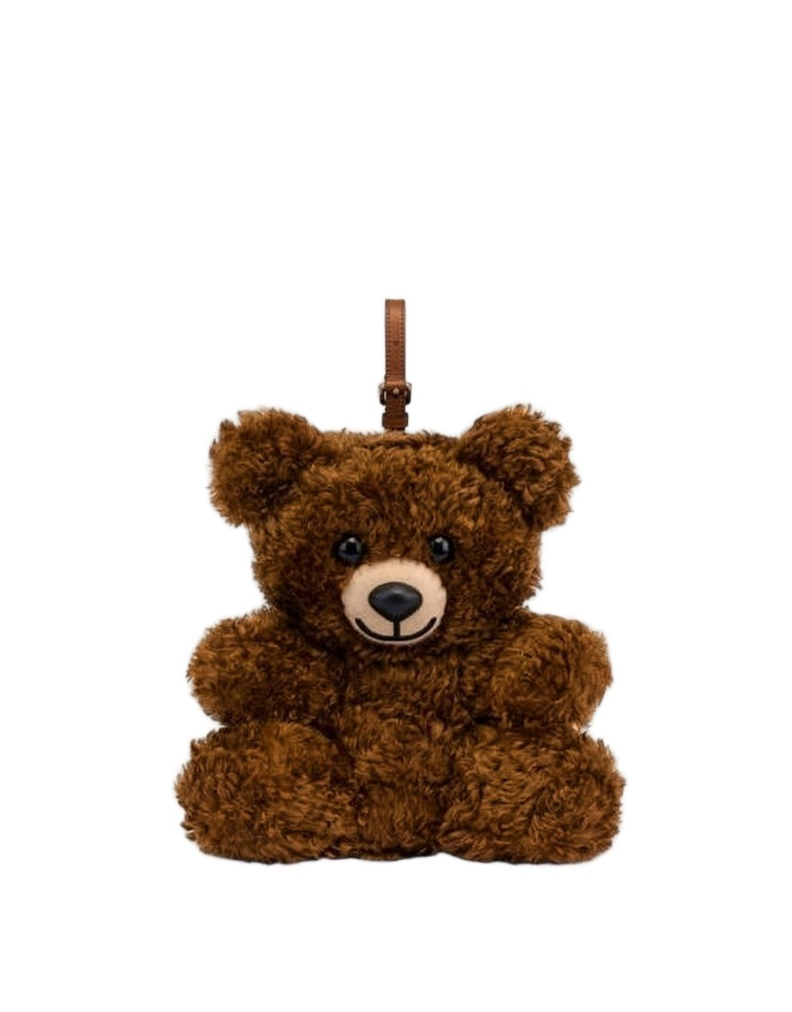 Moschino Teddy Bear-Shaped Tote Bag With Plush Mohair Texture