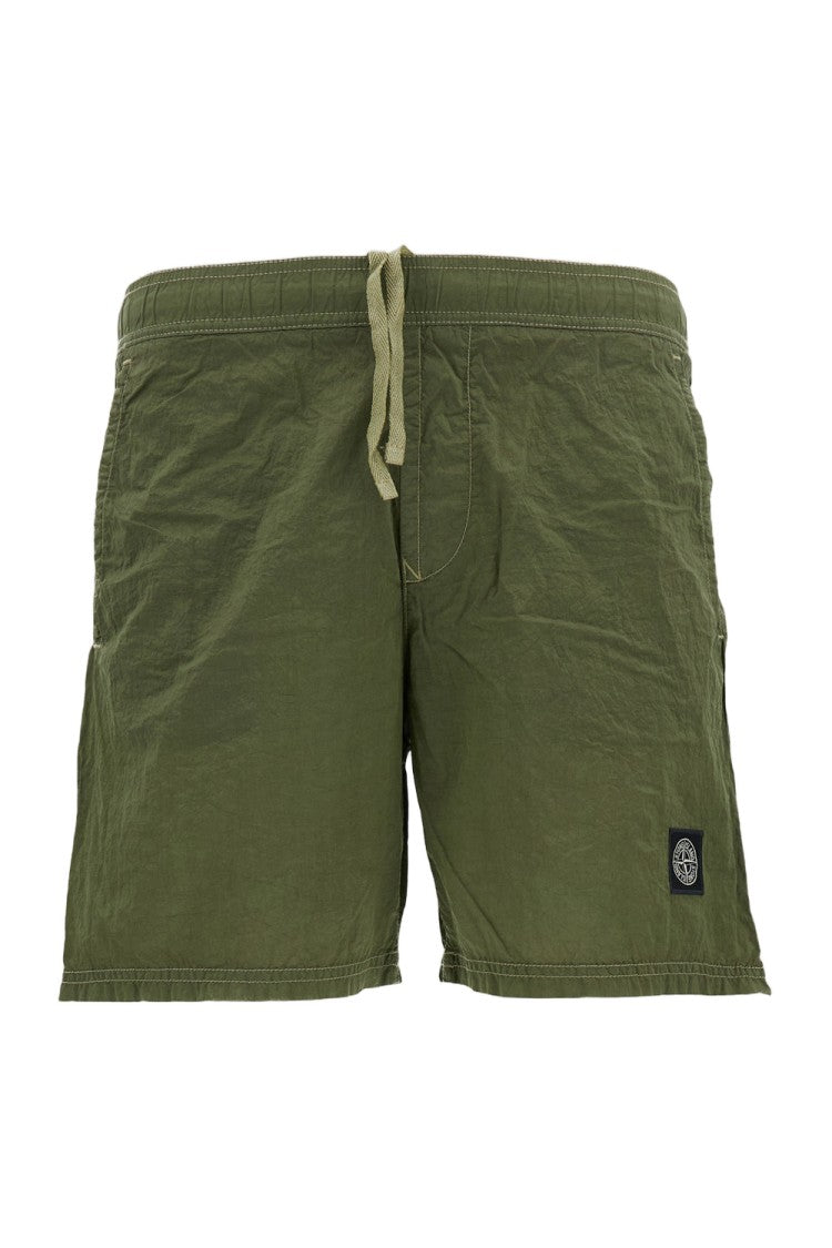 Stone Island Iridescent Green Swim Shorts