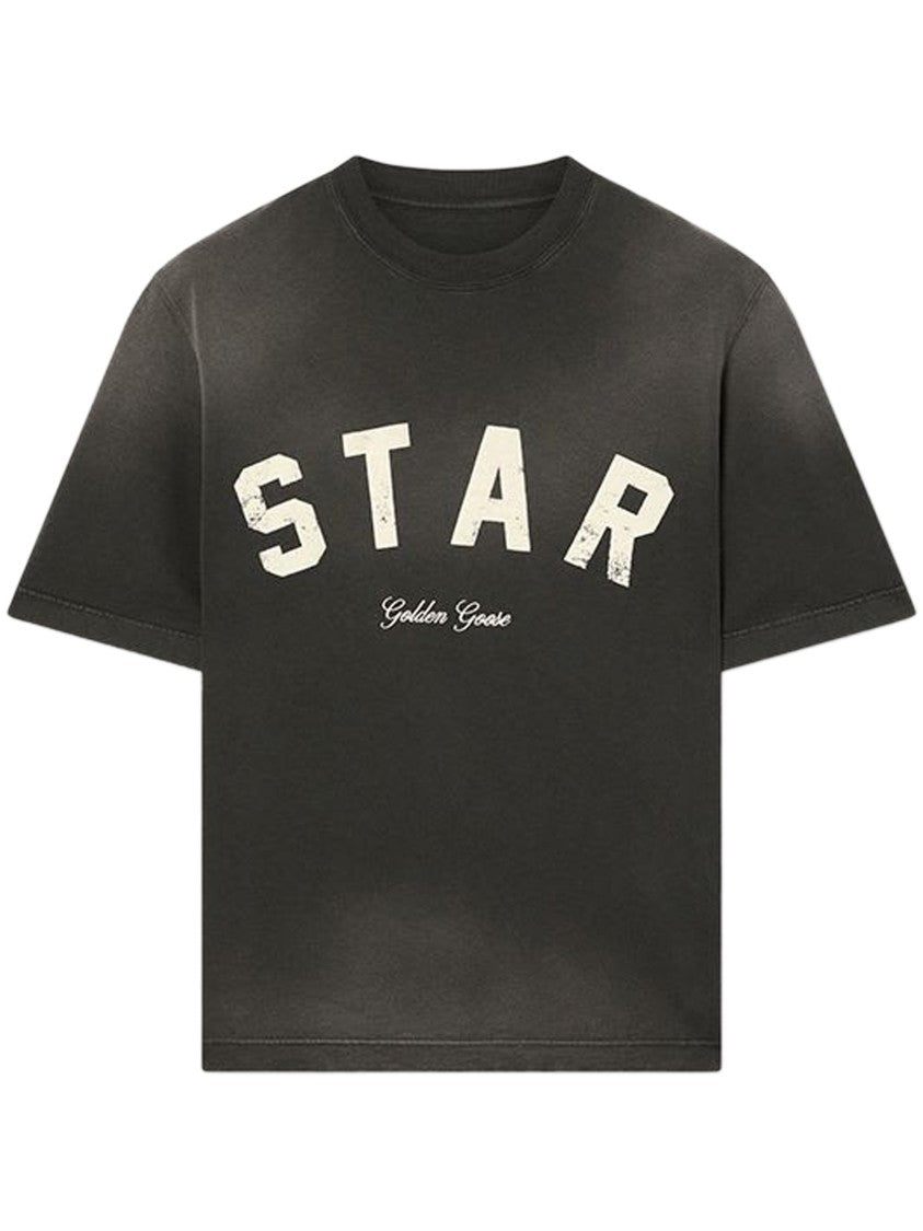 Golden Goose Star Sunfaded Wash Cotton Jersey T-Shirt