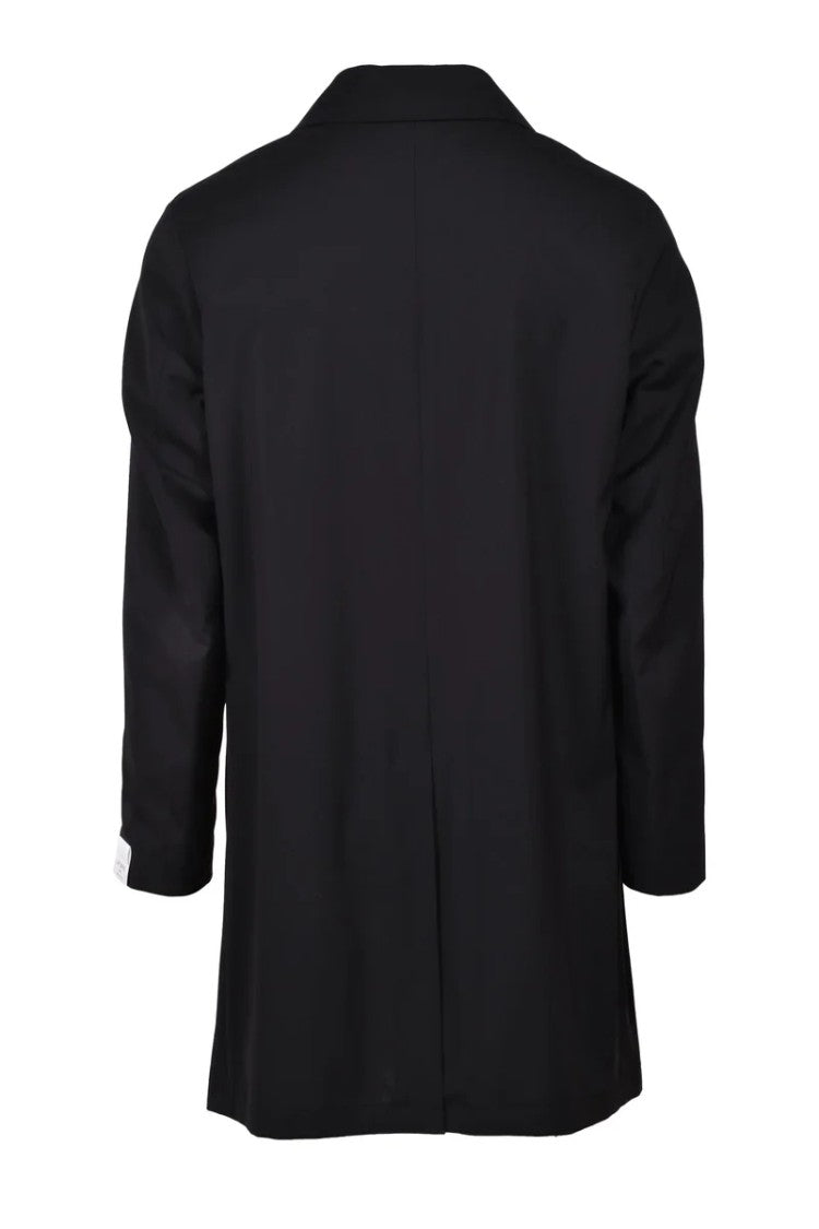 Alberto La Torre Virgin Wool Duster Coat - Black