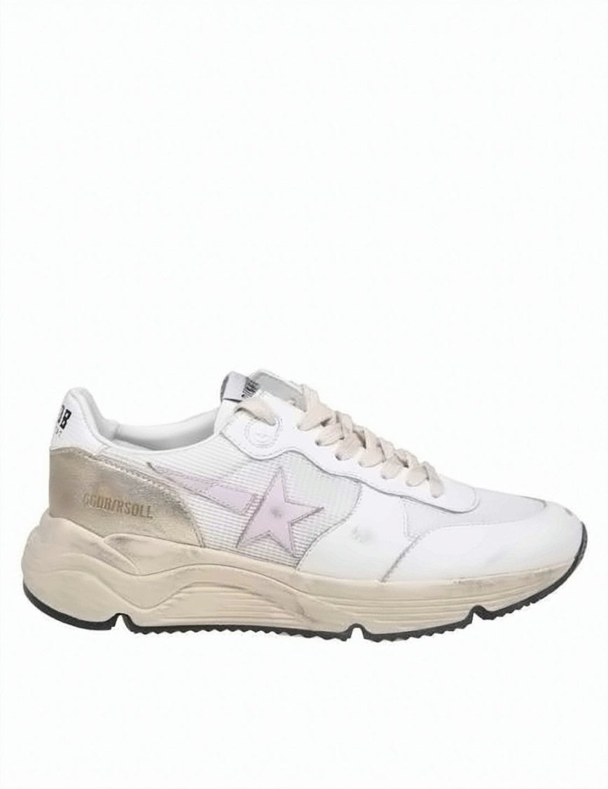 Golden Goose Low-Top Sneakers With Leather And Mesh Detailing