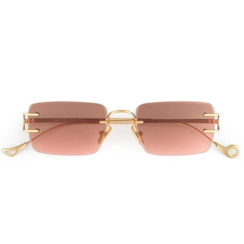 Eyepetizer Dillinger C.4-44 Rimless Sunglasses With Teardrop Arm Tips