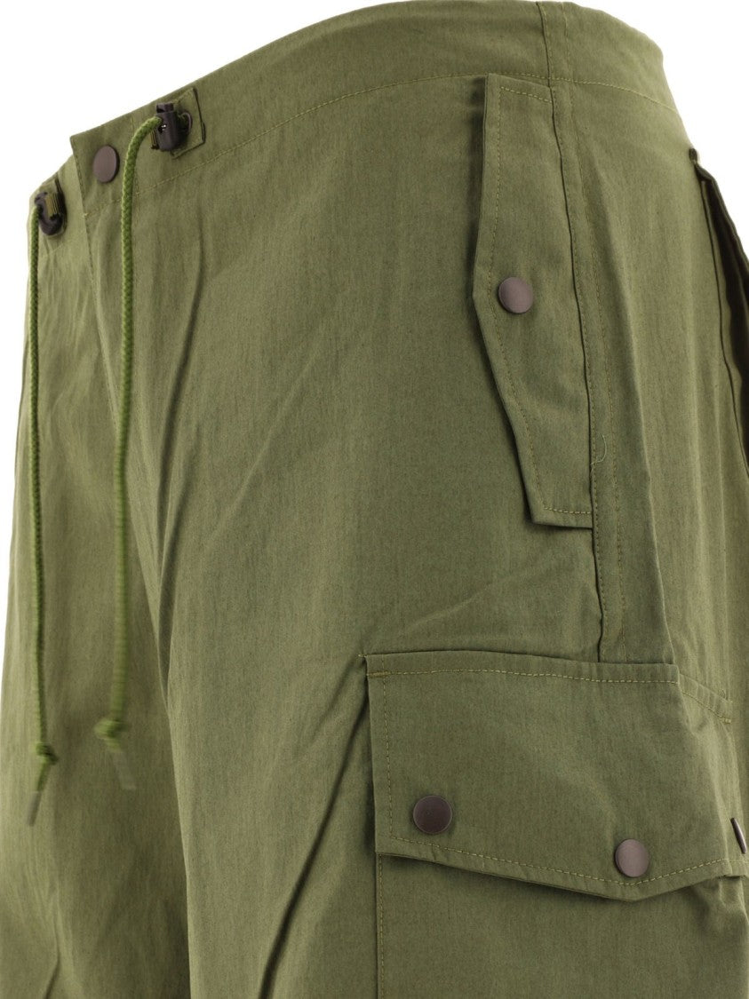 Needles Utility Cargo Pants With Adjustable Drawstring And Flap Pockets