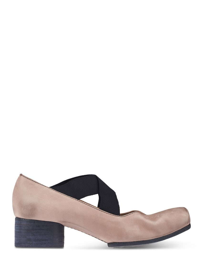 Uma Wang Ballet-Inspired Sandals With Wide Elastic Straps
