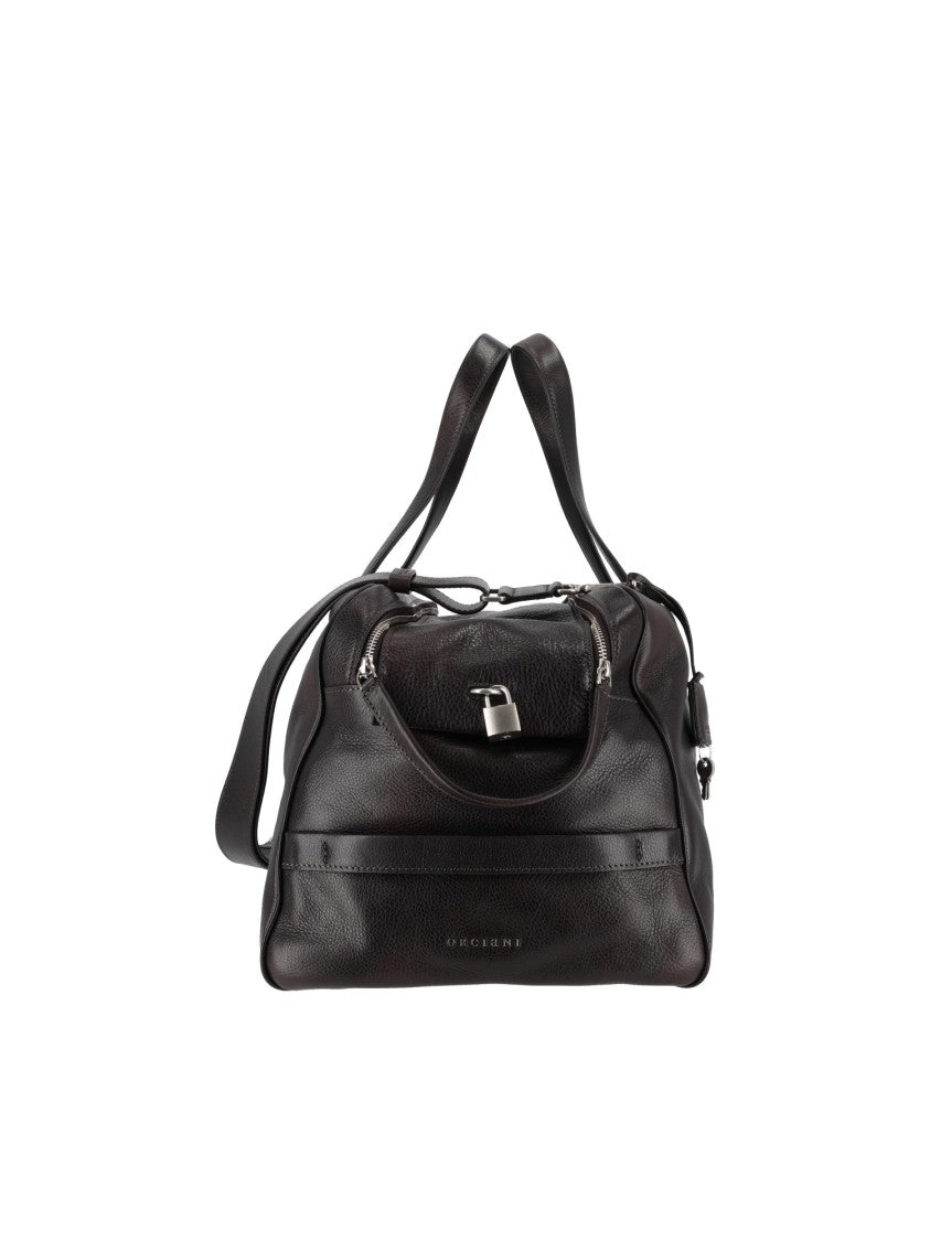 Claudio Orciani Black Large Lagoon Duffle Bag
