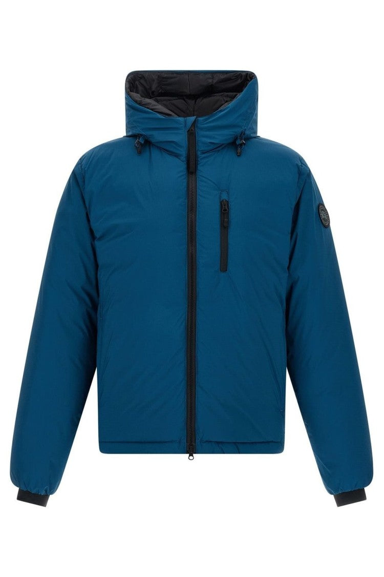 Canada Goose Hooded Jacket With Zipper Closure