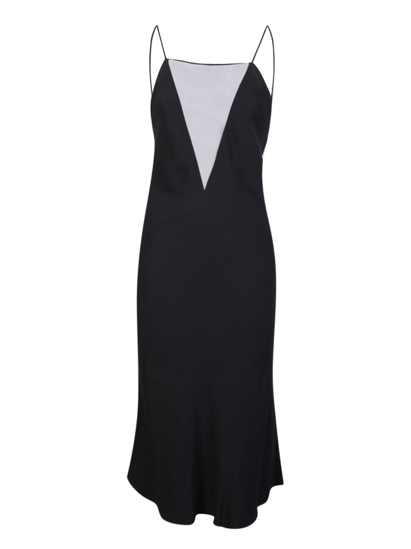Stella Mccartney Black Viscose Blend Dress