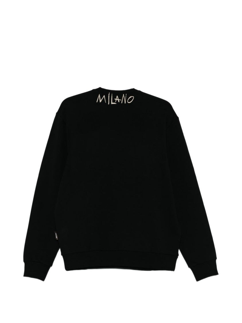 Just Cavalli Logo Trim Contemporary Knit Sweater