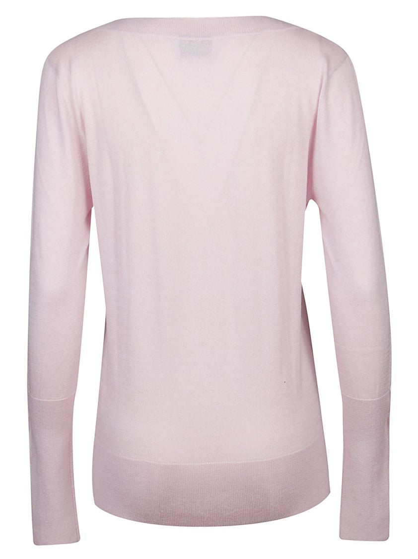 Snobby Sheep Silk Cashmere Blend Ribbed Top