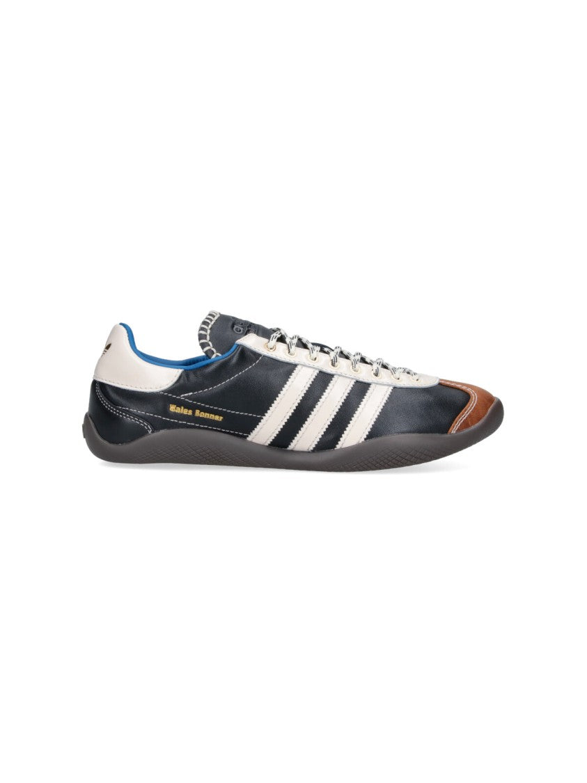 Adidas Originals By Wales Bonner Black Sporty Low-Profile Accented Sneakers