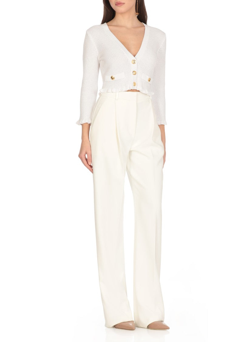 Elisabetta Franchi Ivory Viscose Sweater