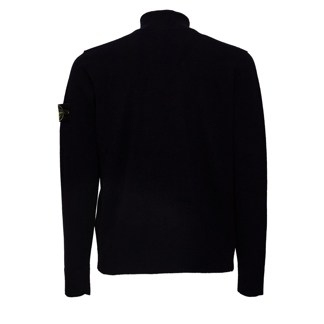 Stone Island High Collar Ribbed Cardigan