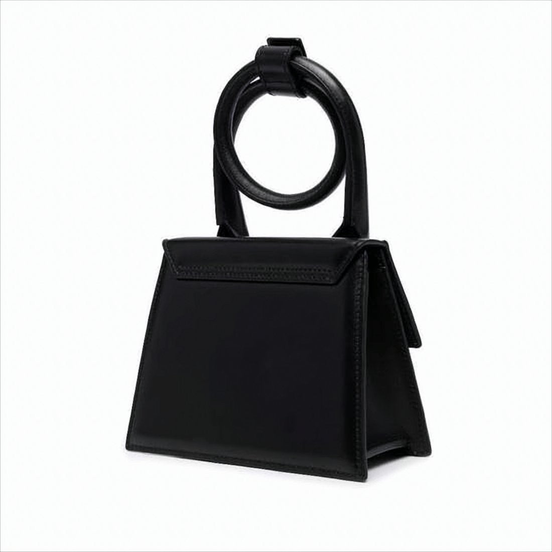 Jacquemus Trapezoidal Silhouette Shoulder Bag With Circular Handle