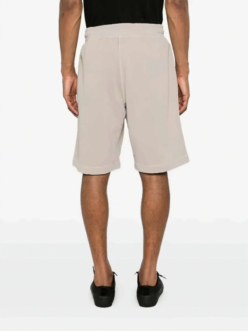 C.P. Company Relaxed Fit Shorts With Elastic Waistband And Iconic Lens Detail
