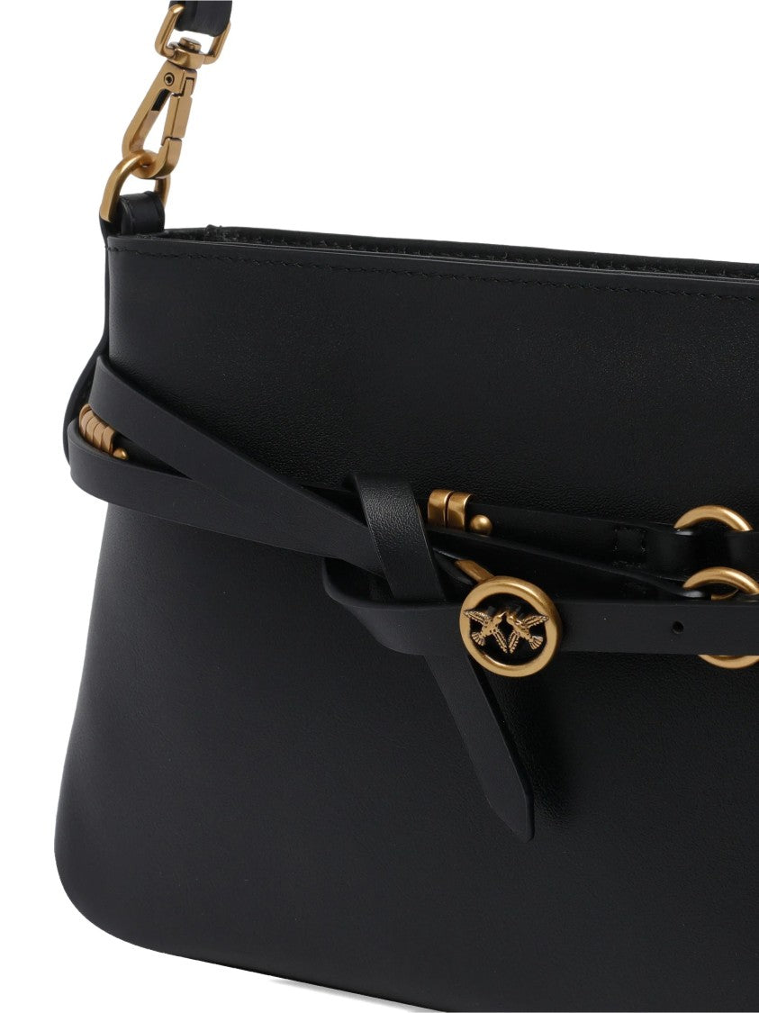 Pinko Mini Structured Studded Shoulder Bag