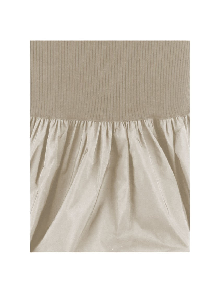 Patou Long Dress In Stretch Cotton Blend