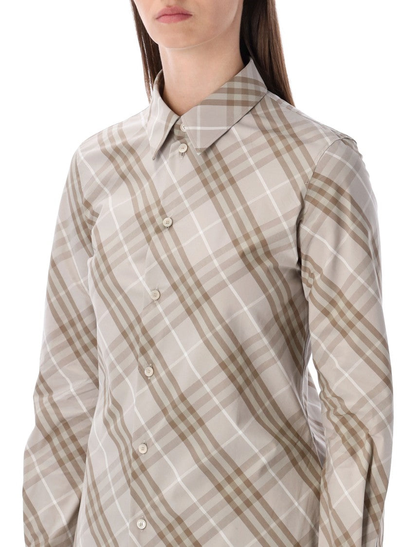 Burberry London Slim Fit Cotton Check Shirt