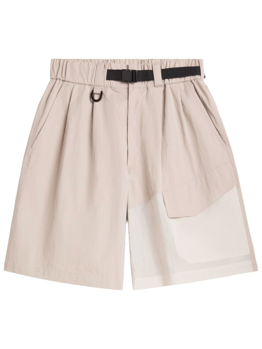 Y-3 Lightweight Cotton-Blend Ring Detail Shorts