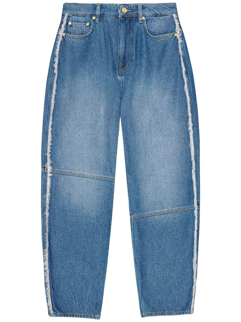 Ganni Relaxed Fit Blue Jeans