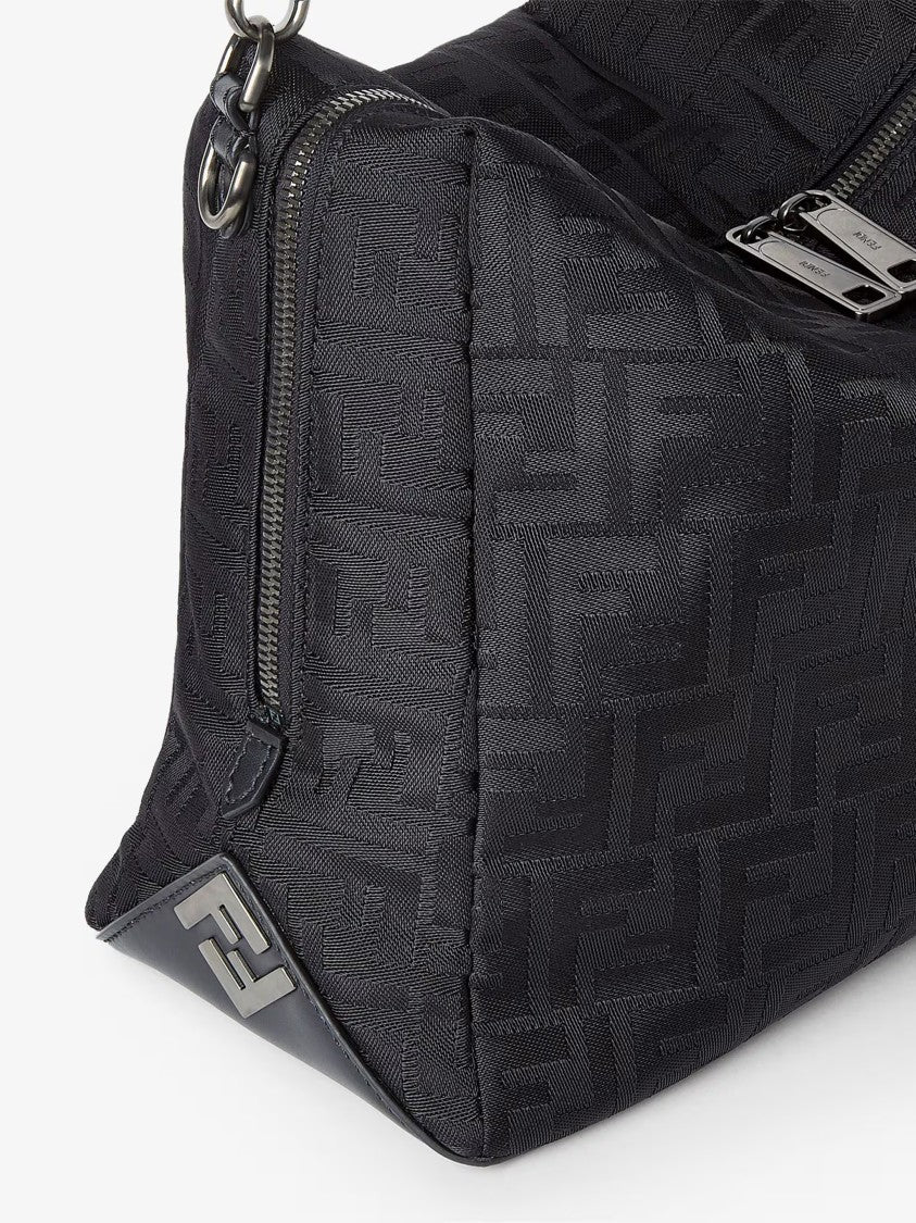 Fendi Lui L Rectangular Nylon Embossed Bag