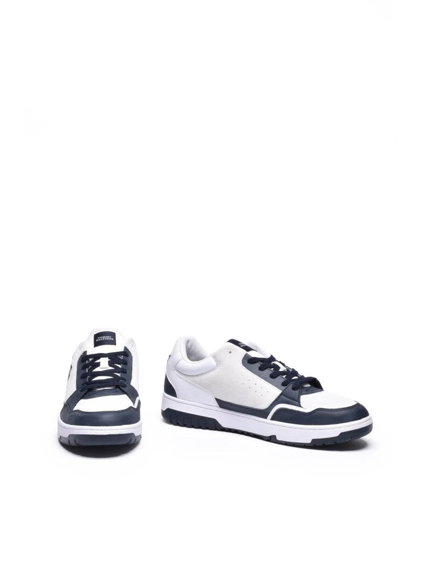 Tommy Hilfiger Blue Leather Suede Sneakers
